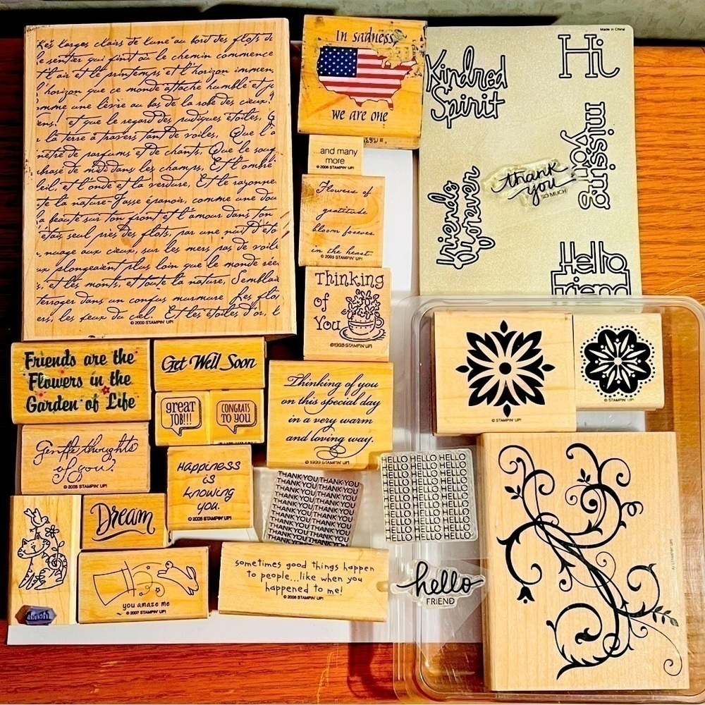 𝅺stampin Up Random Lot 27 Pieces